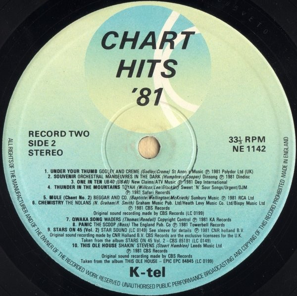 Chart Hits 81 Volume 2 - Image 4